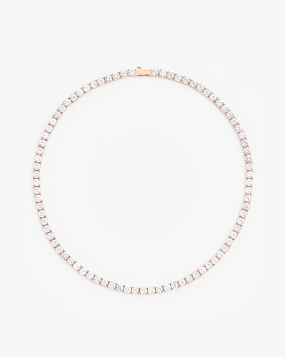 5Mm Tennis Chain - Rose Gold