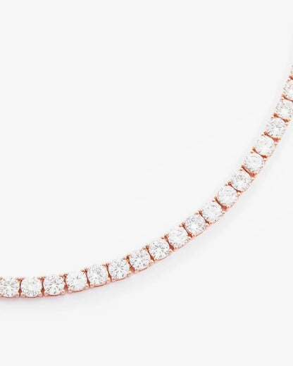 5Mm Tennis Chain - Rose Gold