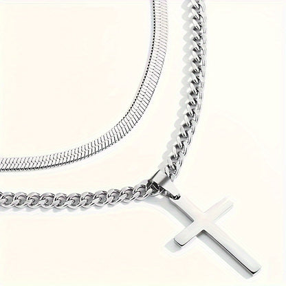 Men's Stainless Steel Titanium Snake Chain Necklaces