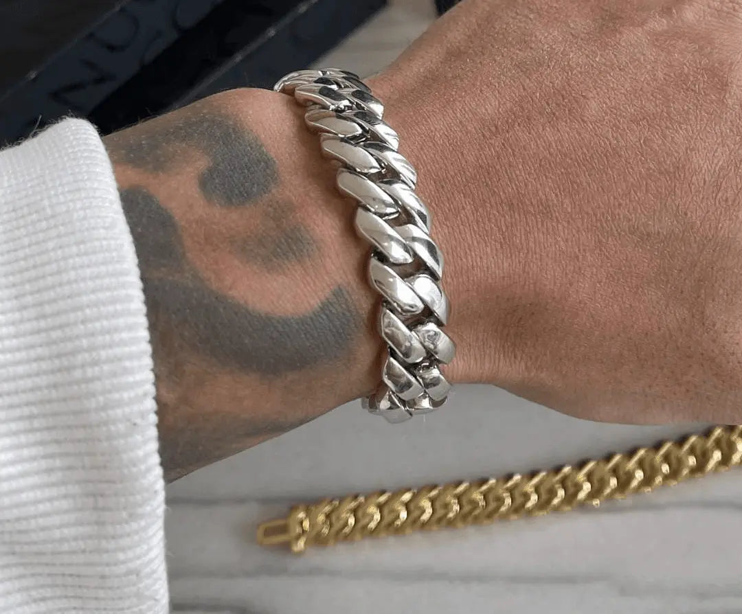 14mm Miami Prong Link Bracelet