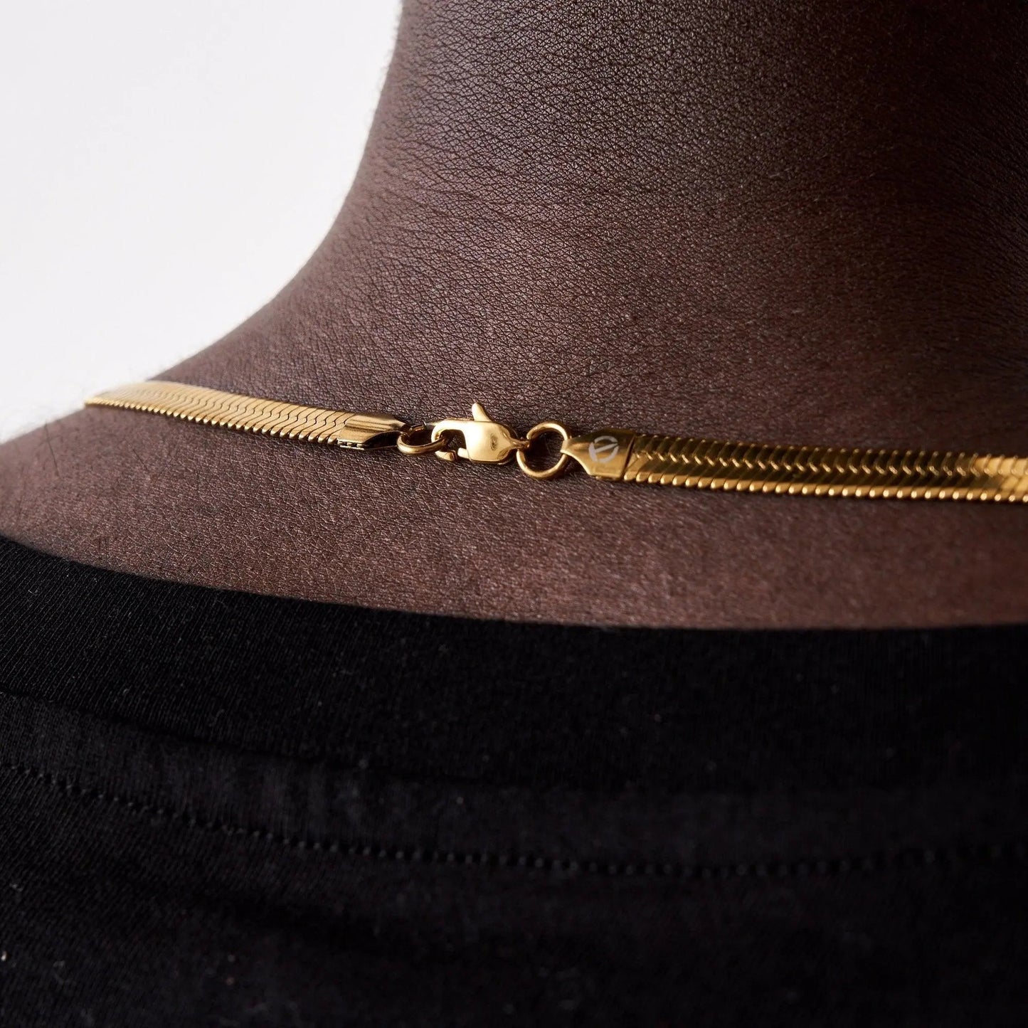 Herringbone Chain - Gold